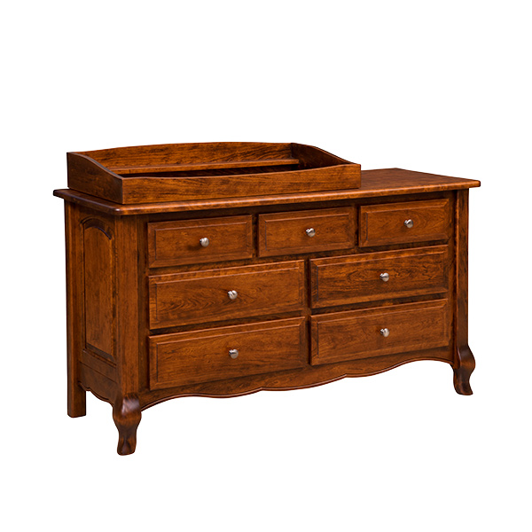 French Country 7 Drawer Dresser