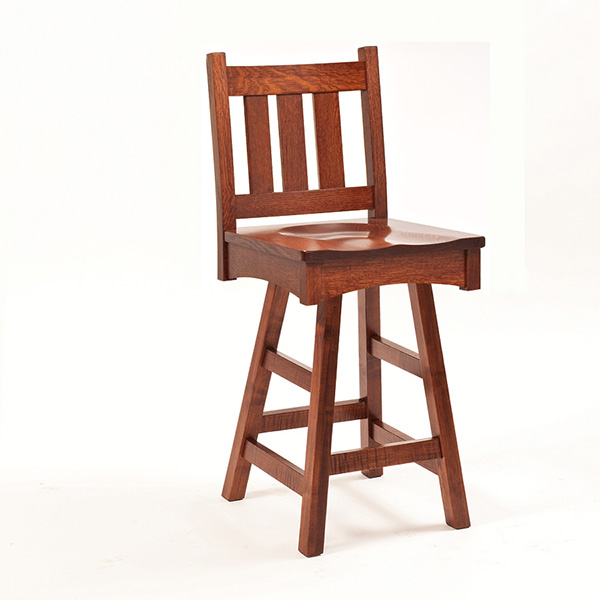 Vanguard Mission Swivel Barstool