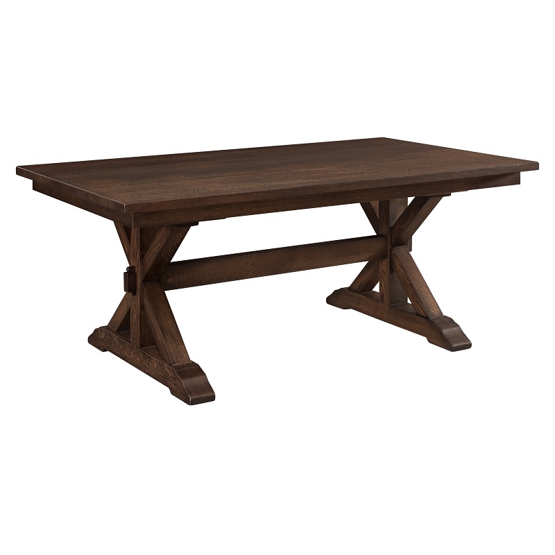 San Antonio Vintage Trestle Dining Table