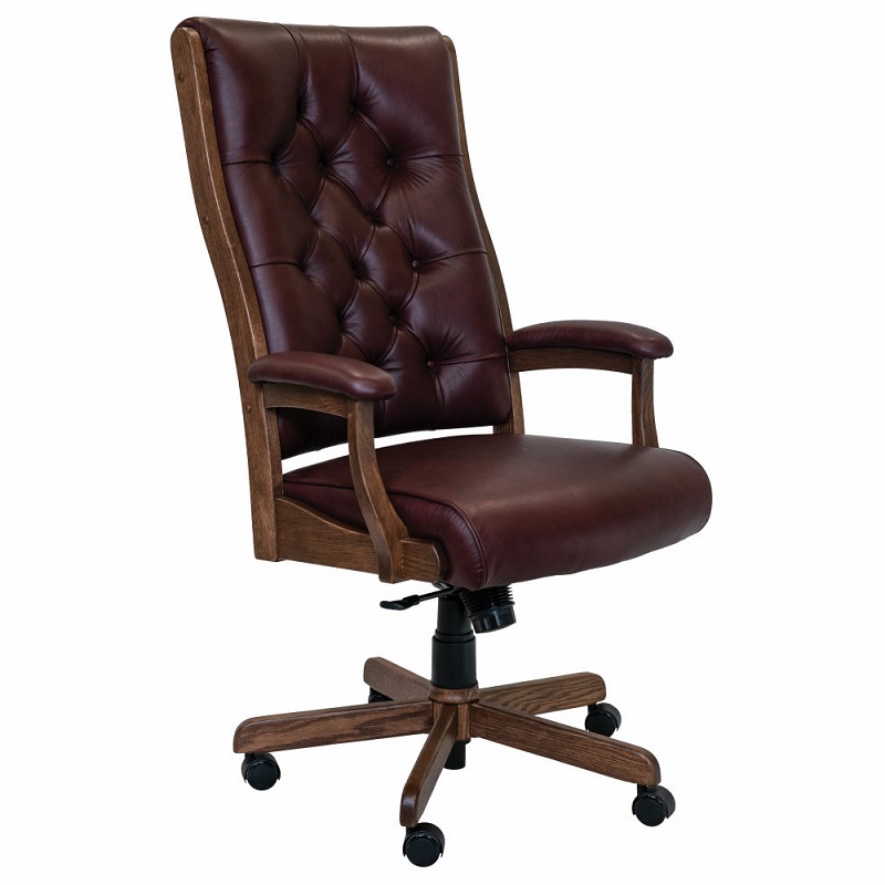 Clark Executive Desk Chair - Tufted
