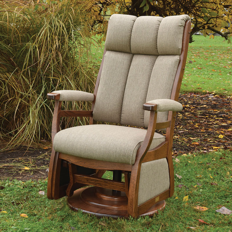 Paris High Back Swivel Glider