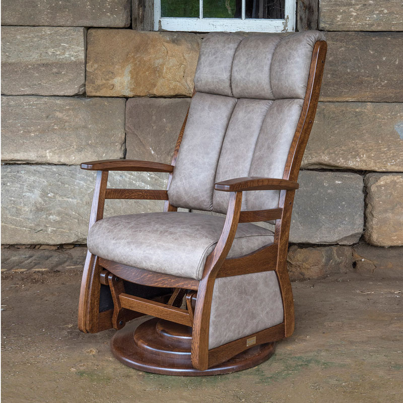 high back glider chair