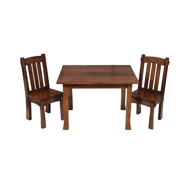 childrens oak table and chairs