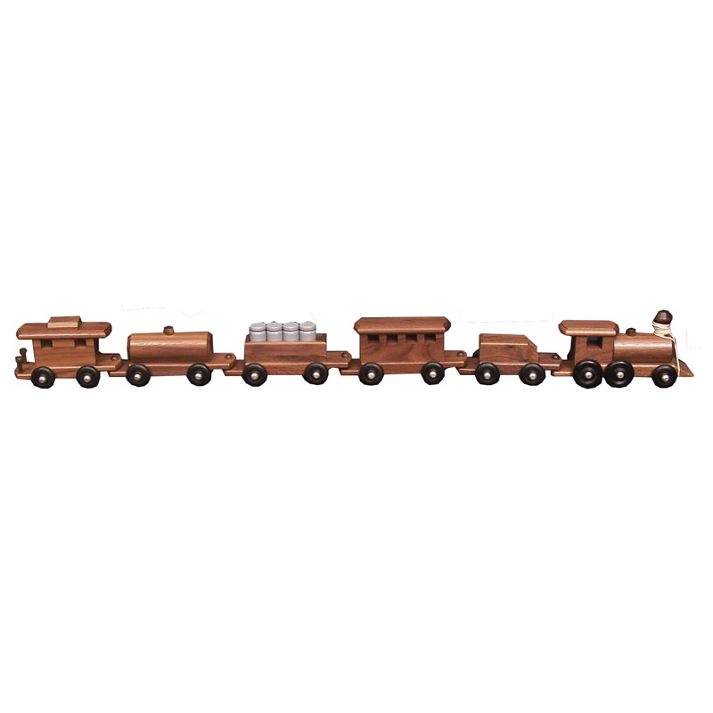 Medium Walnut Train