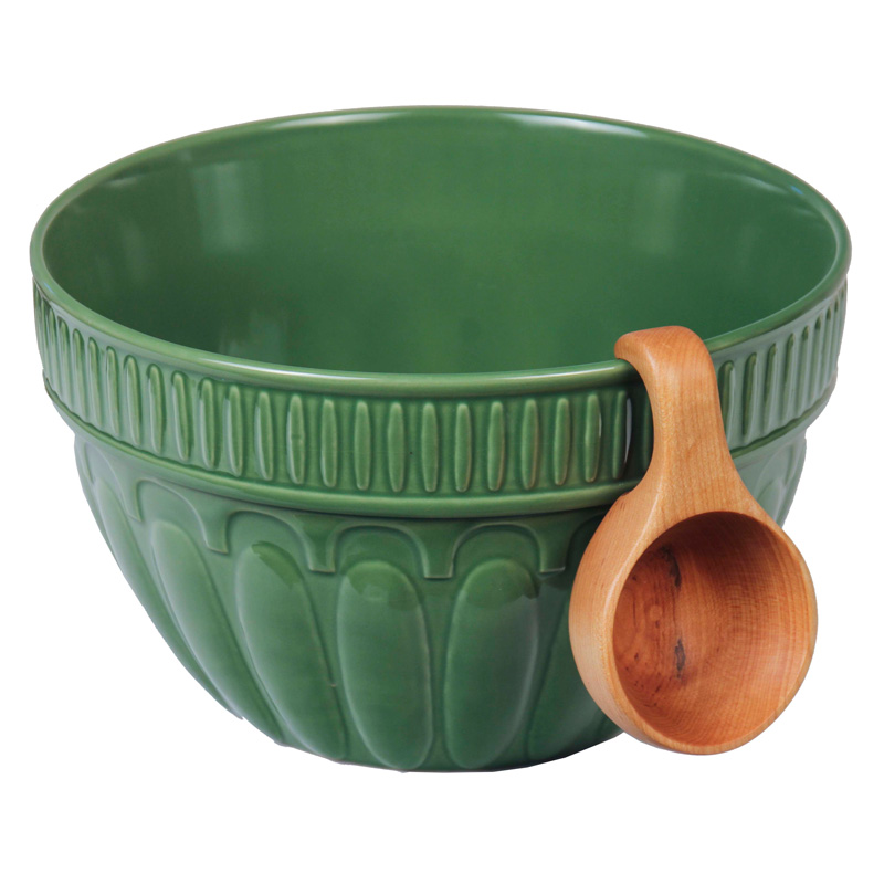 Wooden Carved Dipper Medium