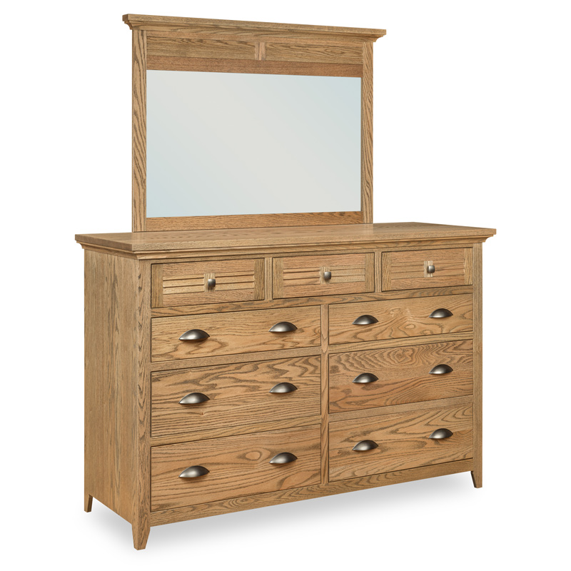 Cottage 9 Drawer Dresser