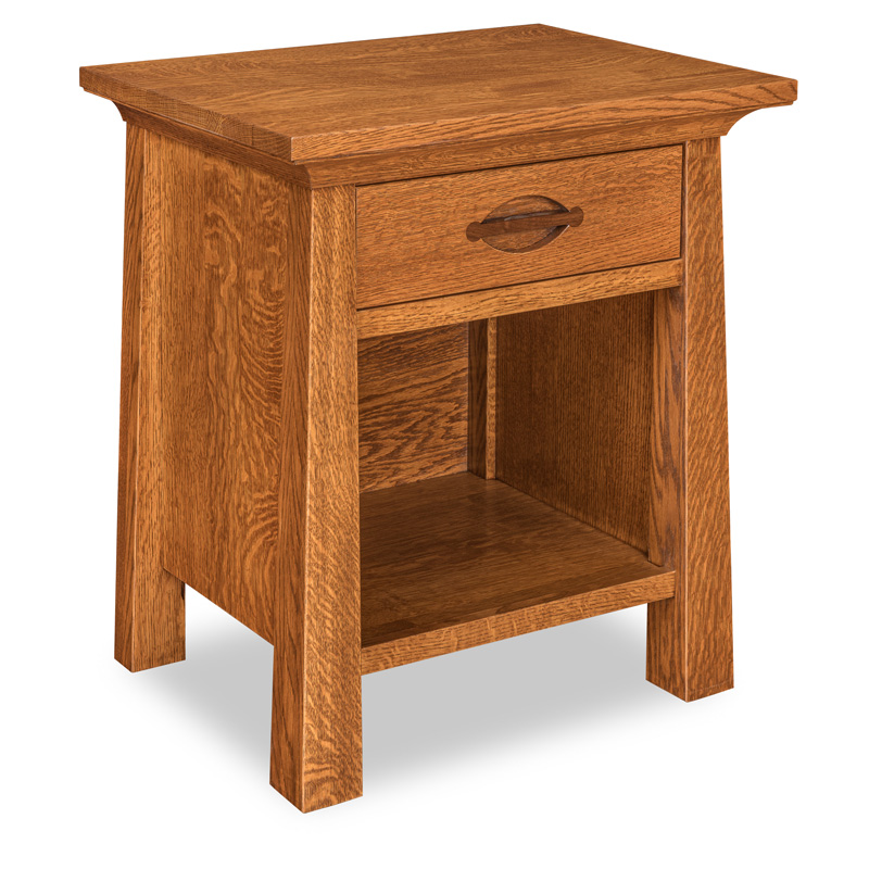 Edgewood 1 Drawer Open Nightstand