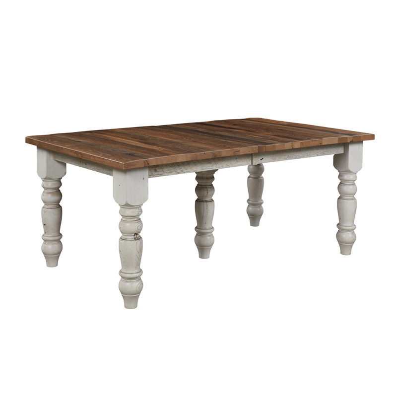 Urban Farmhouse Dining Table w/ Leaves