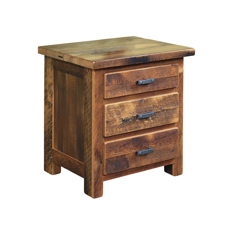 Urban Farmhouse 3 Drawer Nightstand