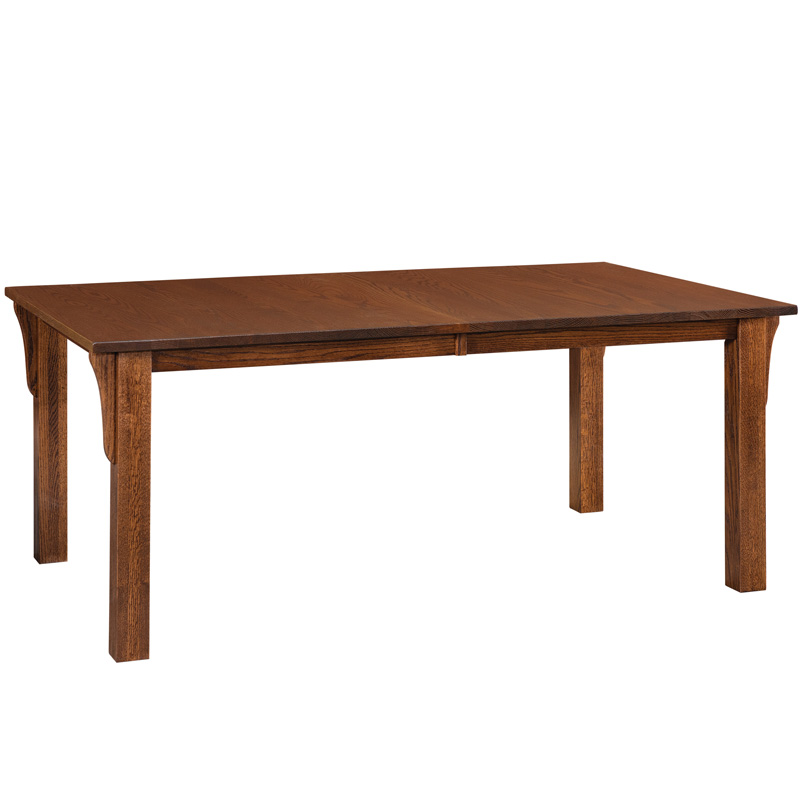 Mission Leg Dining Table with Corbels