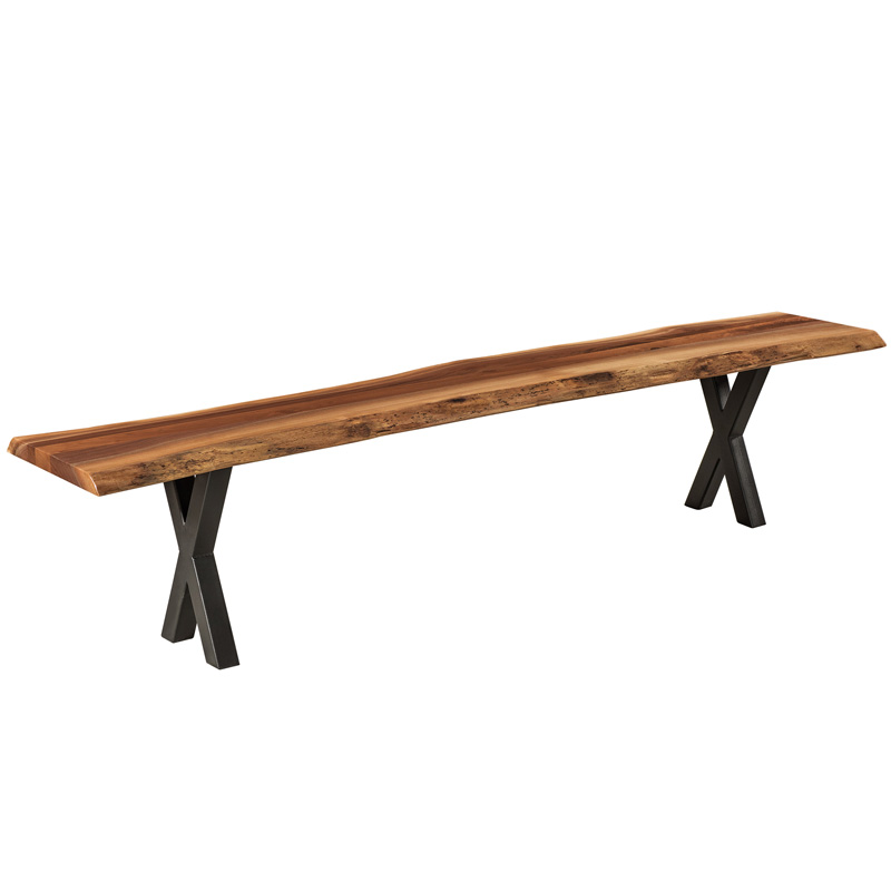 Xenia Bench with Live Edge