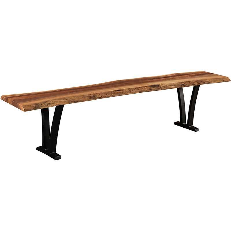 Panama Live Edge Dining Bench