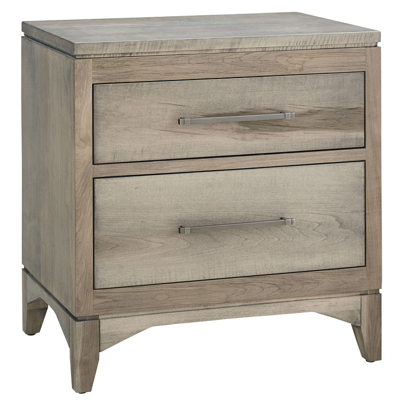 Durham 2 Drawer Nightstand 27"W