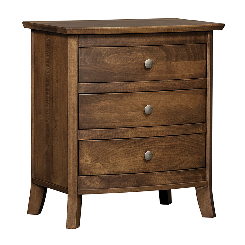 Laurel 3 Drawer Nightstand