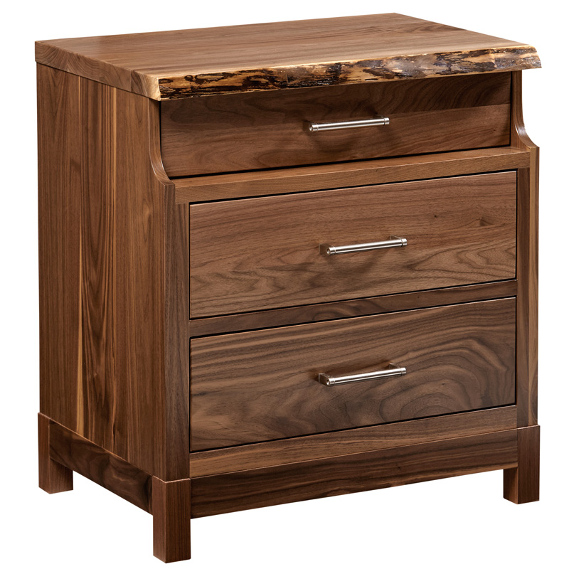 Westmere 3 Drawer Nightstand