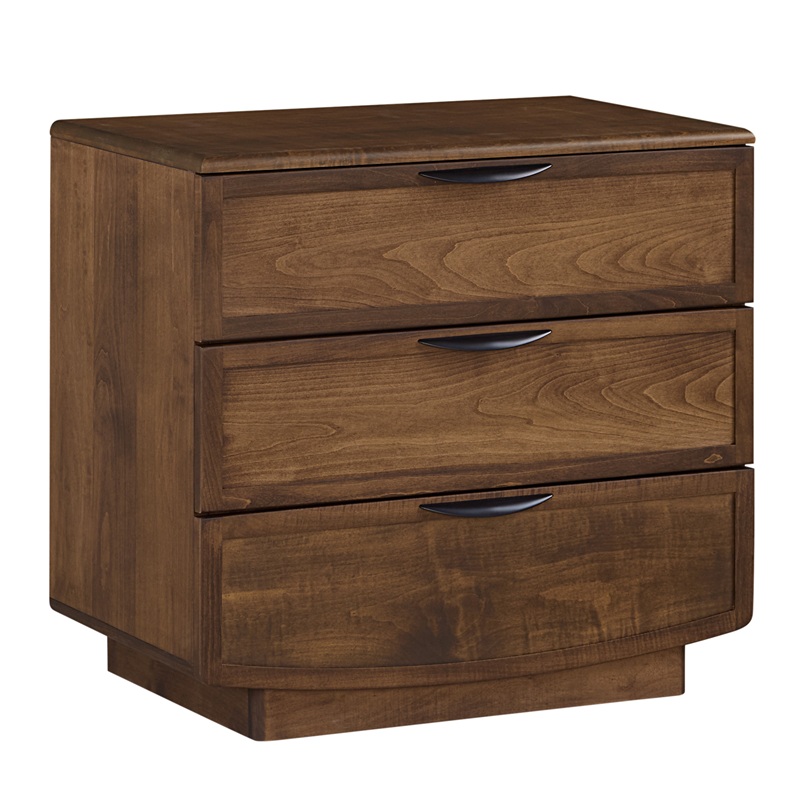 Wells 3 Drawer Nightstand