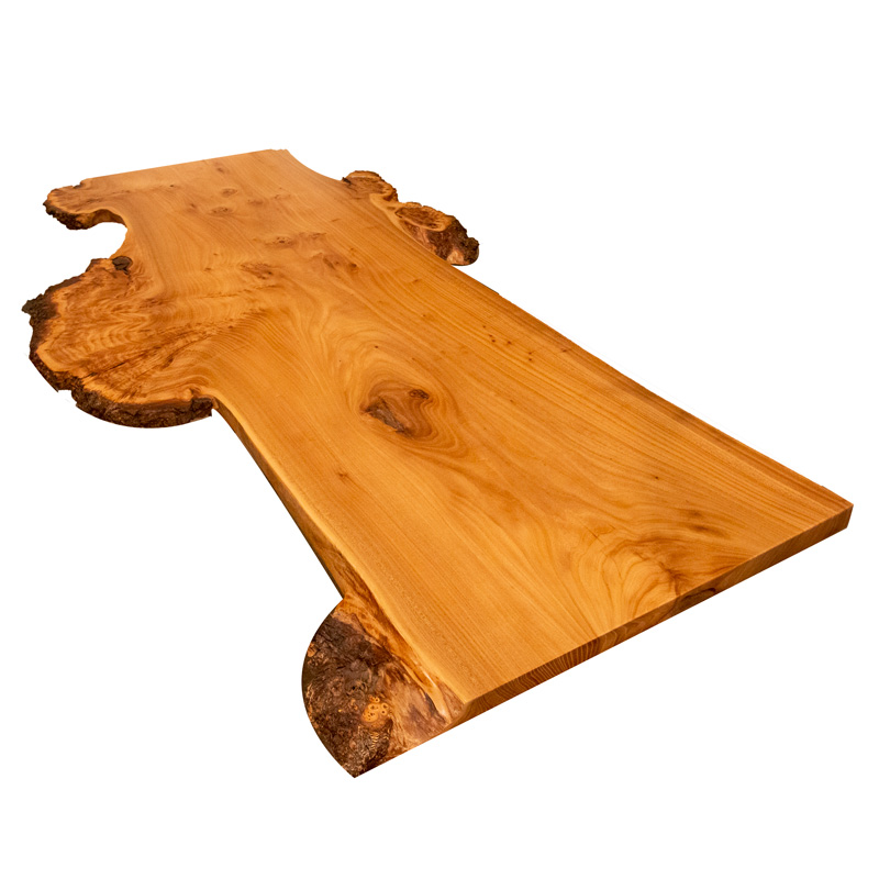 Burled Elm Sofa Table