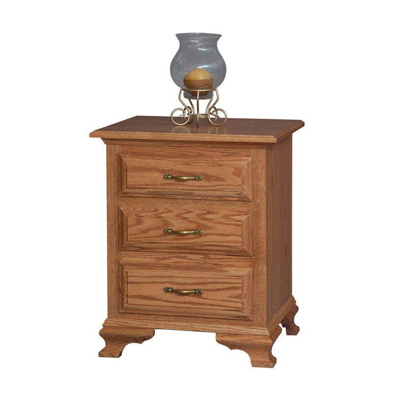 Crown Villa 3 Drawer Night Stand