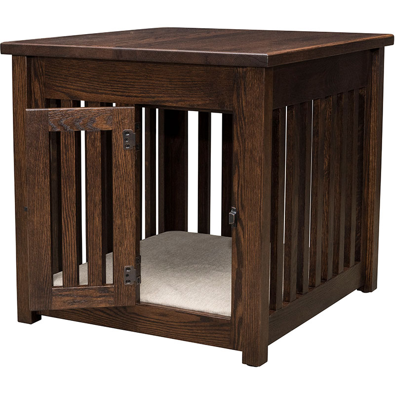 Macy Pet End Table - Wood Slats