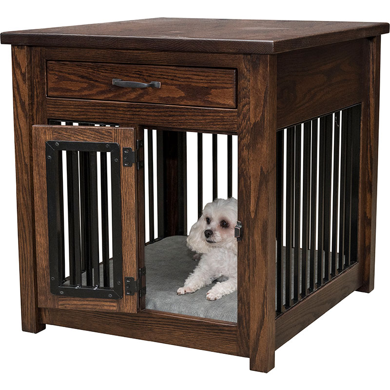 Macy Pet End Table - Metal Slats