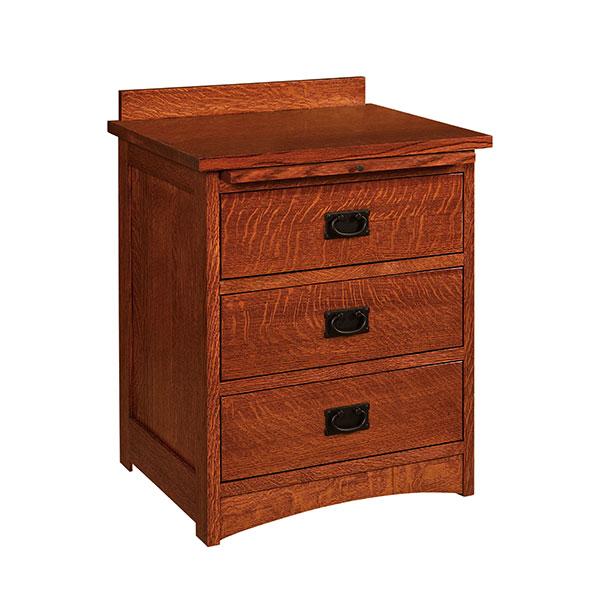Jacobson 3 Drawer Nightstand