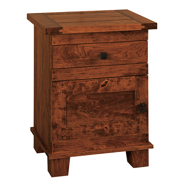 Larado 1 Door, 1 Drawer Nightstand