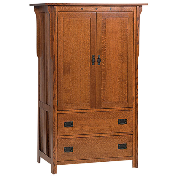 Mission style armoire discount