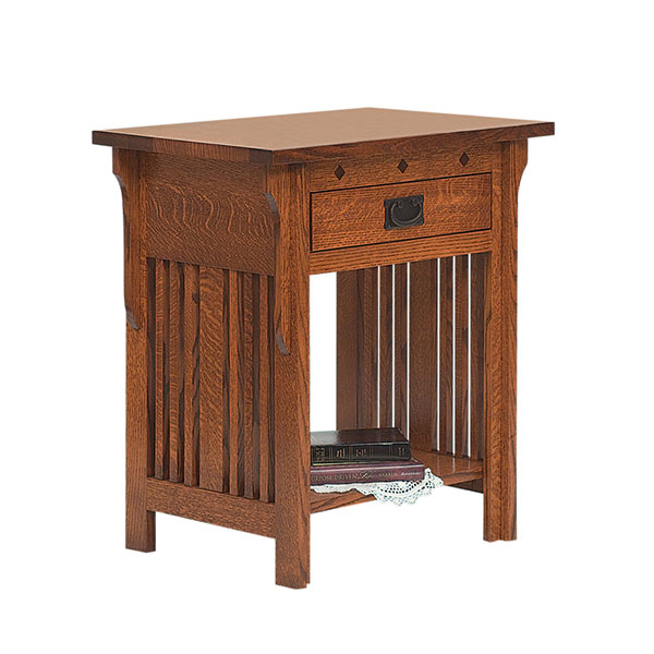 Royal Mission 1 Drawer Open Nightstand
