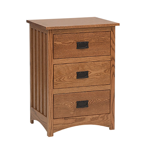 Schwartz Mission 3 Drawer Tall Nightstand