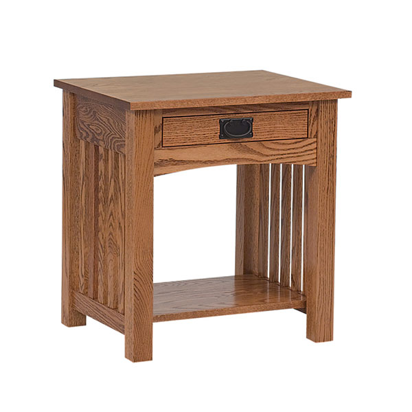 Schwartz Mission 1 Drawer Open Nightstand