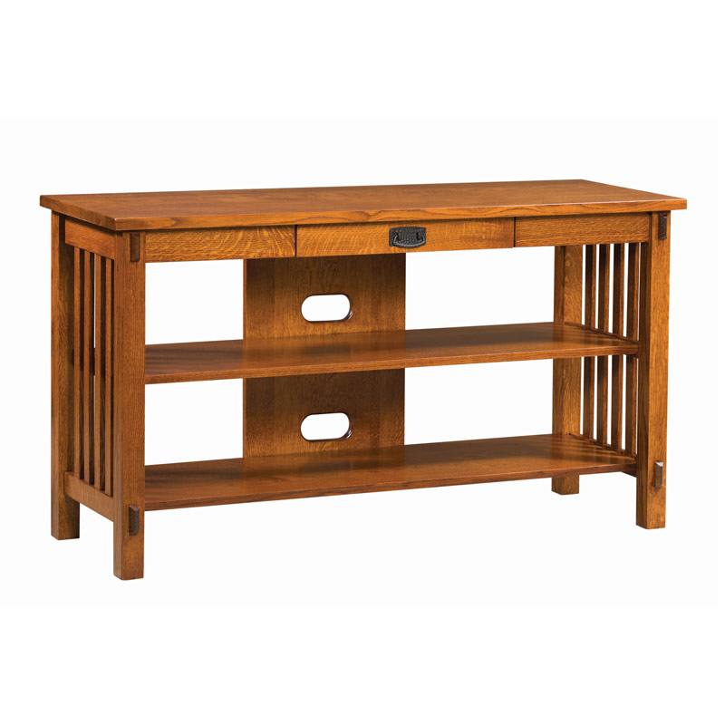 Rio Mission Open TV Stand Amish Furniture by Shipshewana Furniture Co