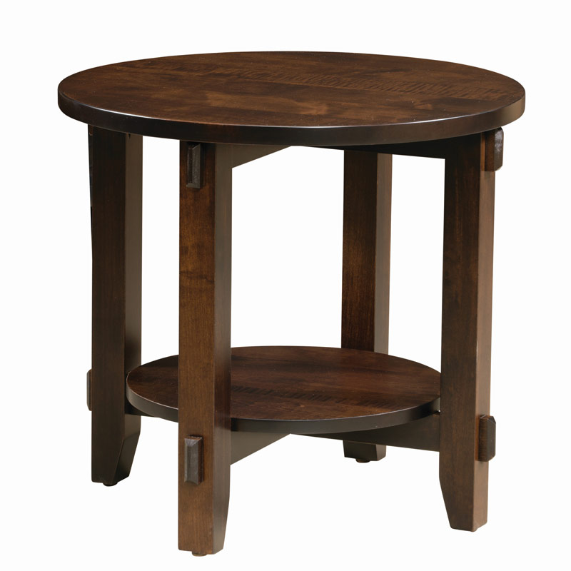 Bungalow Round End Table