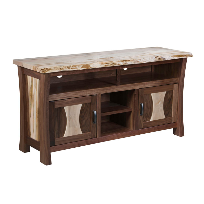 Live edge discount tv cabinet