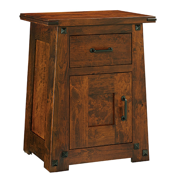 Encada Nightstand 1 Door, 1 Drawer