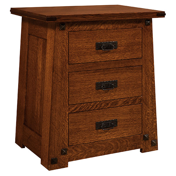 Encada Nightstand 3 Drawer