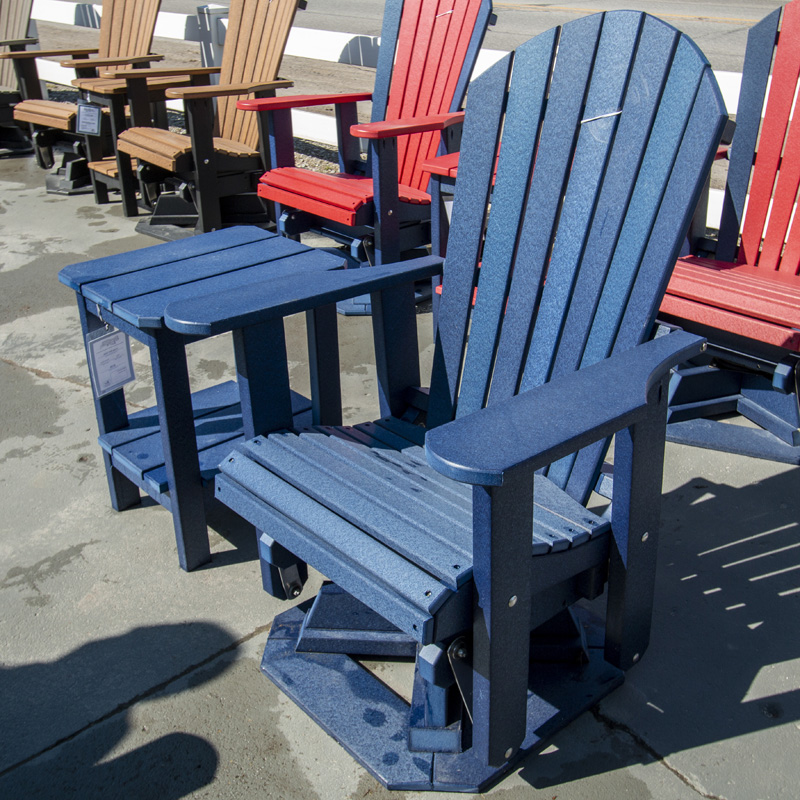 Adirondack Swivel Glider - Patriot Blue