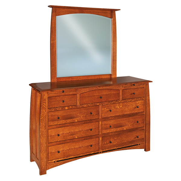 Boulder Creek 9 Drawer, 2 Jewelry Drawer Dresser