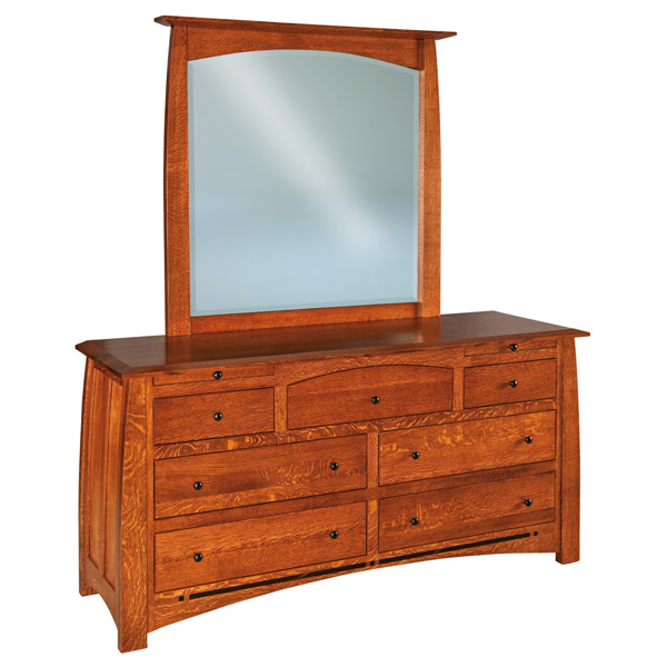 Boulder Creek 7 Drawer, 2 Jewelry Drawer Dresser