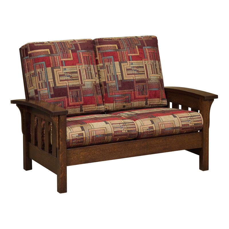 Bow Arm Loveseat