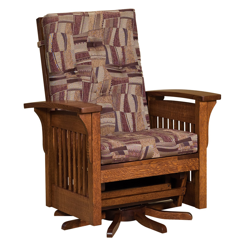 amish glider rocking chair