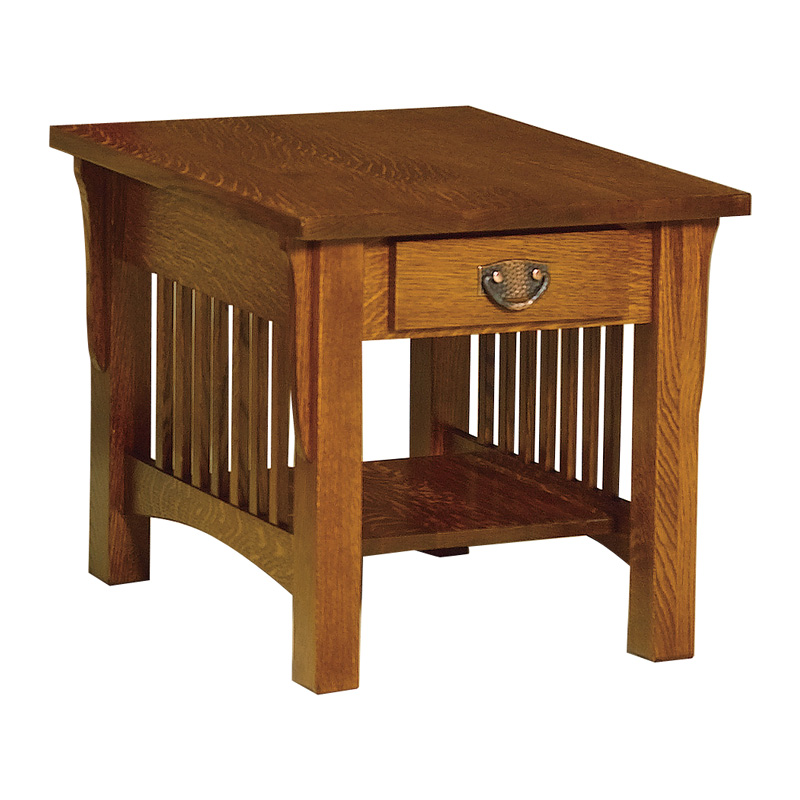 Cubic End Table 22\"W