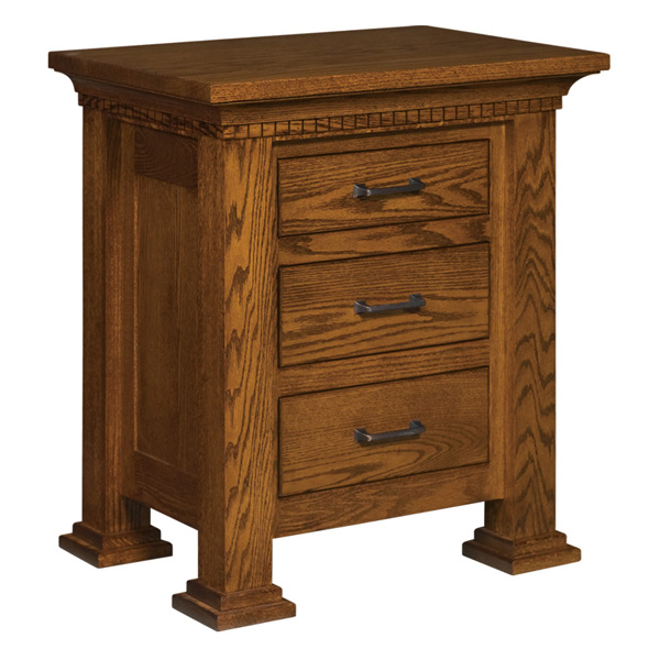 Empire 3 Drawer Nightstand 30-3/4"H