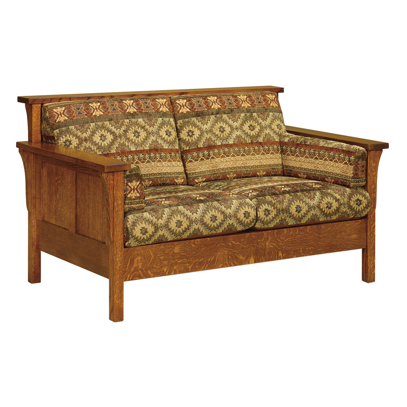 High Back Panel Loveseat