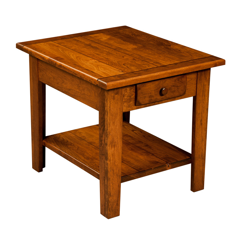 Homestead End Table Amish End Tables, Amish Furniture Shipshewana