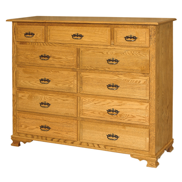 JR Heritage 11 Drawer Double Chest