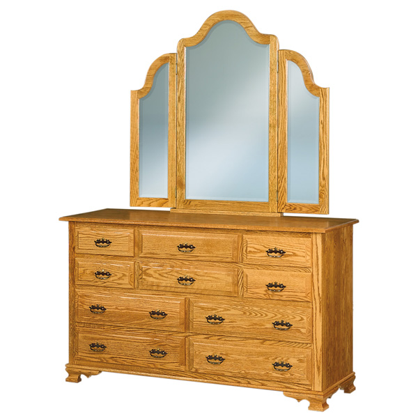 JR Heritage 66\" 10 Drawer Dresser