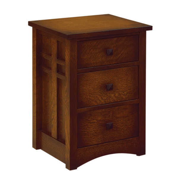 Kascade 3 Drawer Narrow Nightstand