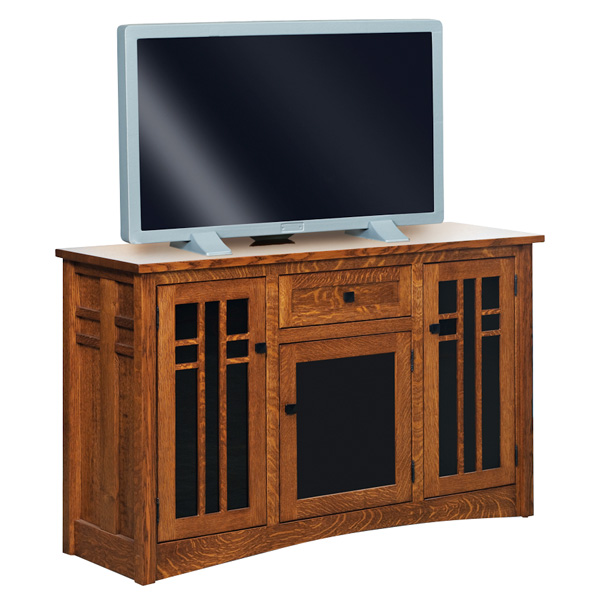 Kascade High 3-Door TV Stand