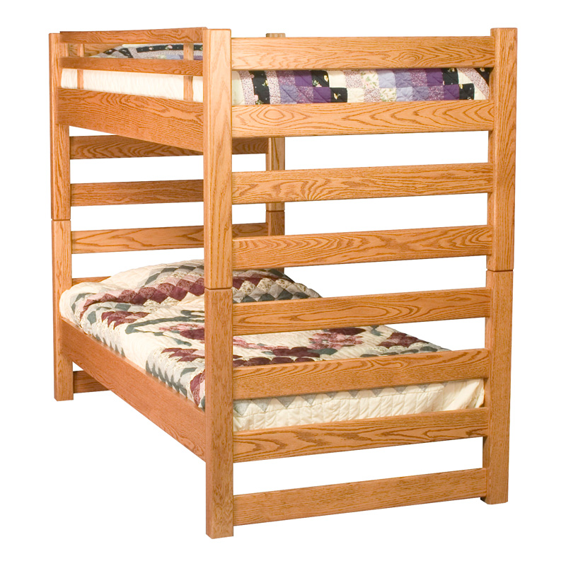 bunk bed with ladder