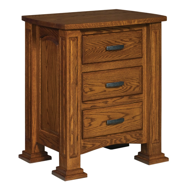 Lexington 3 Drawer Nightstand 25.5\"W - Quick Ship